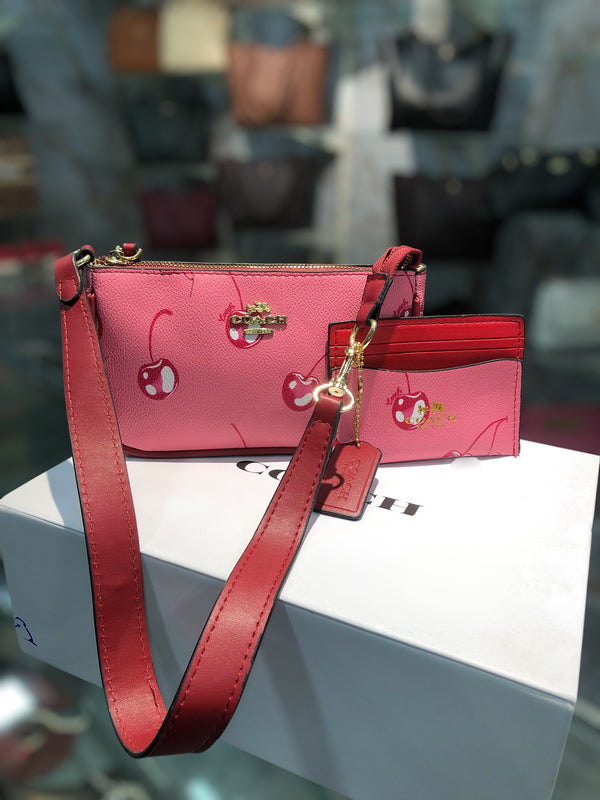 2 in 1 COACH CHERRY NOLITA 19 (PINK)