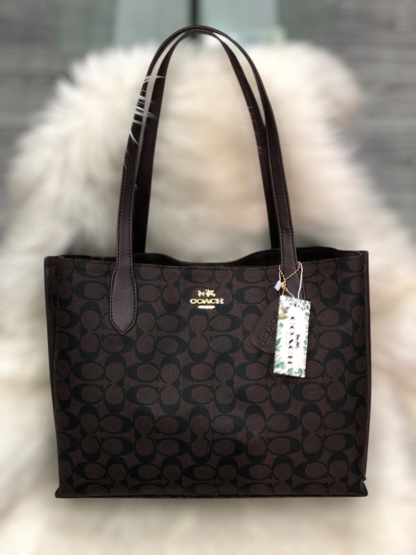 COACH TOTE (COFFEE)