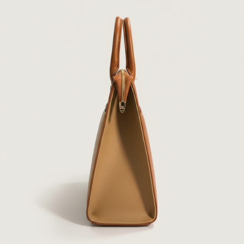 Feelings Caramel Beige Tote Bag