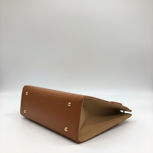 Feelings Caramel Beige Tote Bag