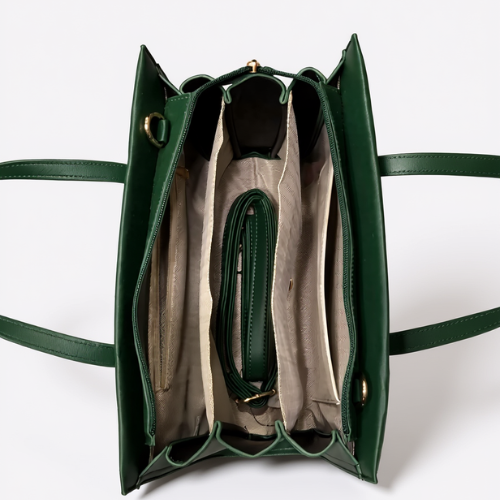 Feelings Elegant Dark Green Tote Bag