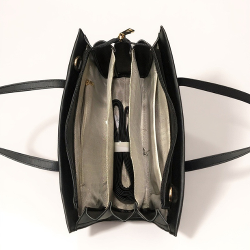 Feelings Elegant Black Tote Bag