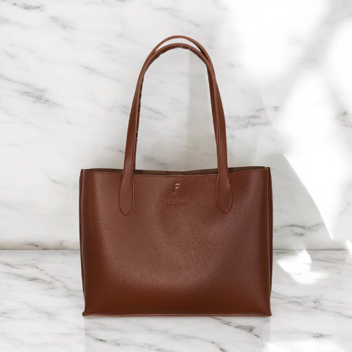 Light Brown Tote Bag | Feelings Grace – Premium Leather Bag