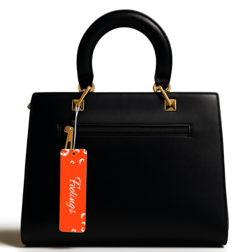 Feelings Classic Black Tote Bag