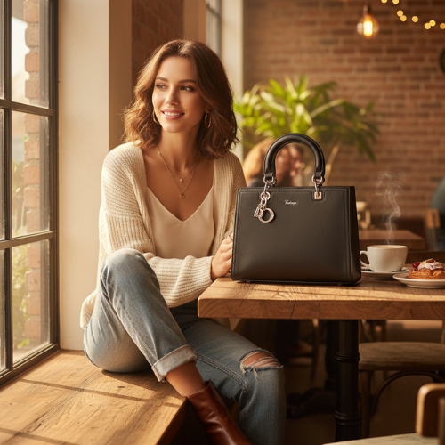 Feelings Classic Black Tote Bag