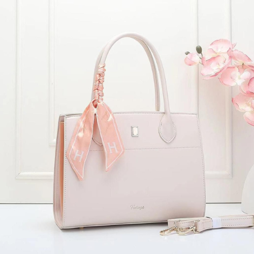 Feelings Blush Pink Tote Bag with Silk Scarf