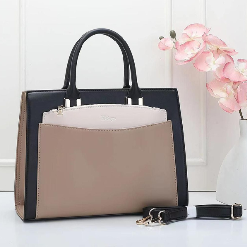 Feelings Tri-Tone Luxe Tote Bag
