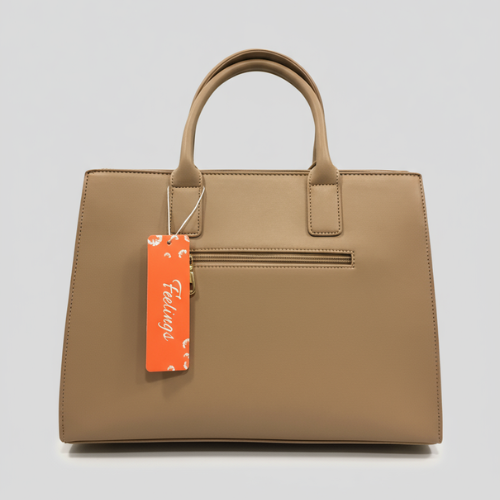 Feelings Mocha Taupe Tote Bag