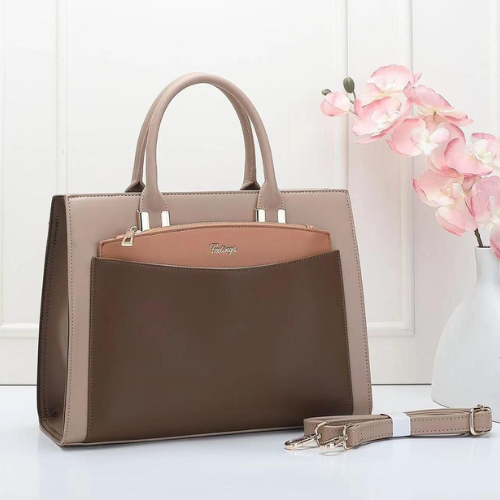 Feelings Mocha Taupe Tote Bag