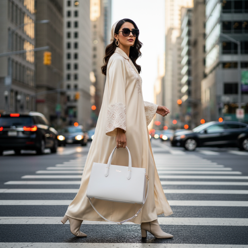 Feelings Elegant White Tote Bag