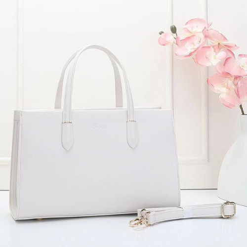 Feelings Elegant White Tote Bag
